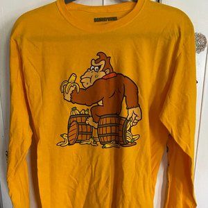 Donkey Kong Yellow Long Sleeve T-shirt